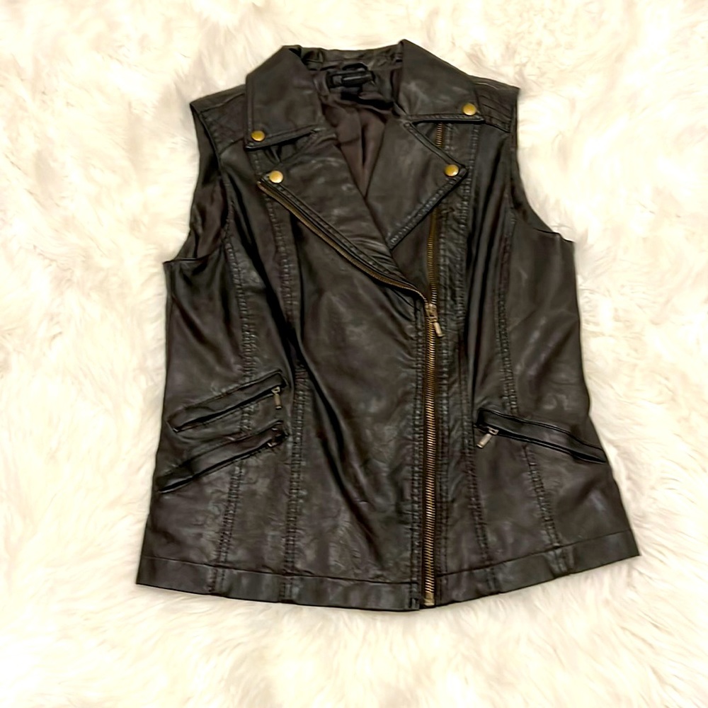 Brown INC Faux Leather..